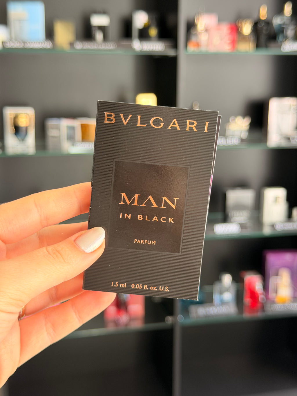 Flaconete 1,5ml - Bvlgari Man In Black Parfum LANÇAMENTO