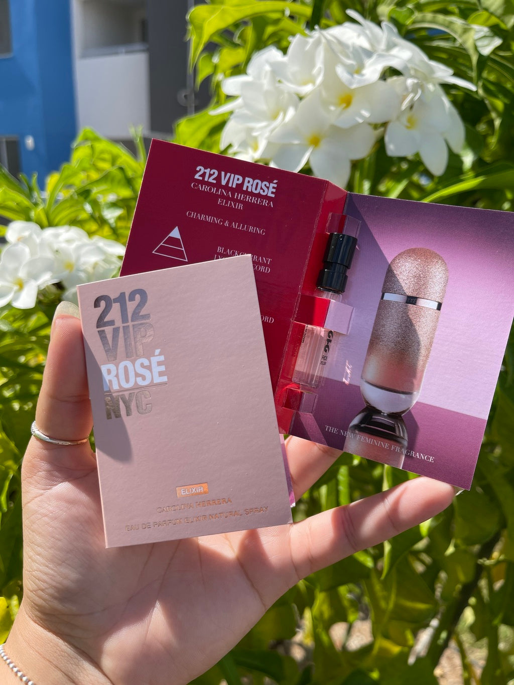 Flaconete 1,5ml - 212 Vip Rosé Elixir LANÇAMENTO Carolina Herrera