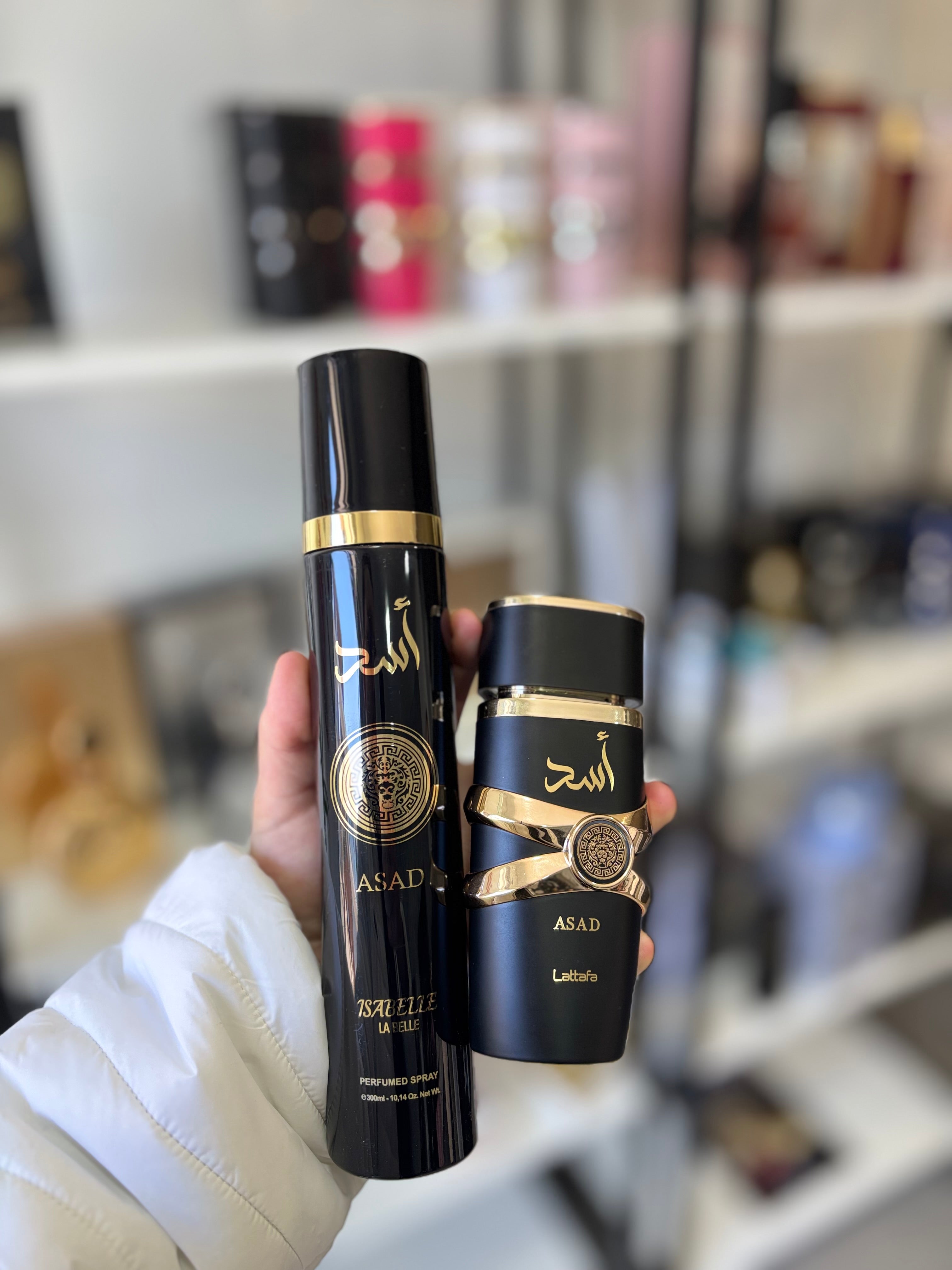 Kit Asad Perfume 100ml + Body Splash 300ml