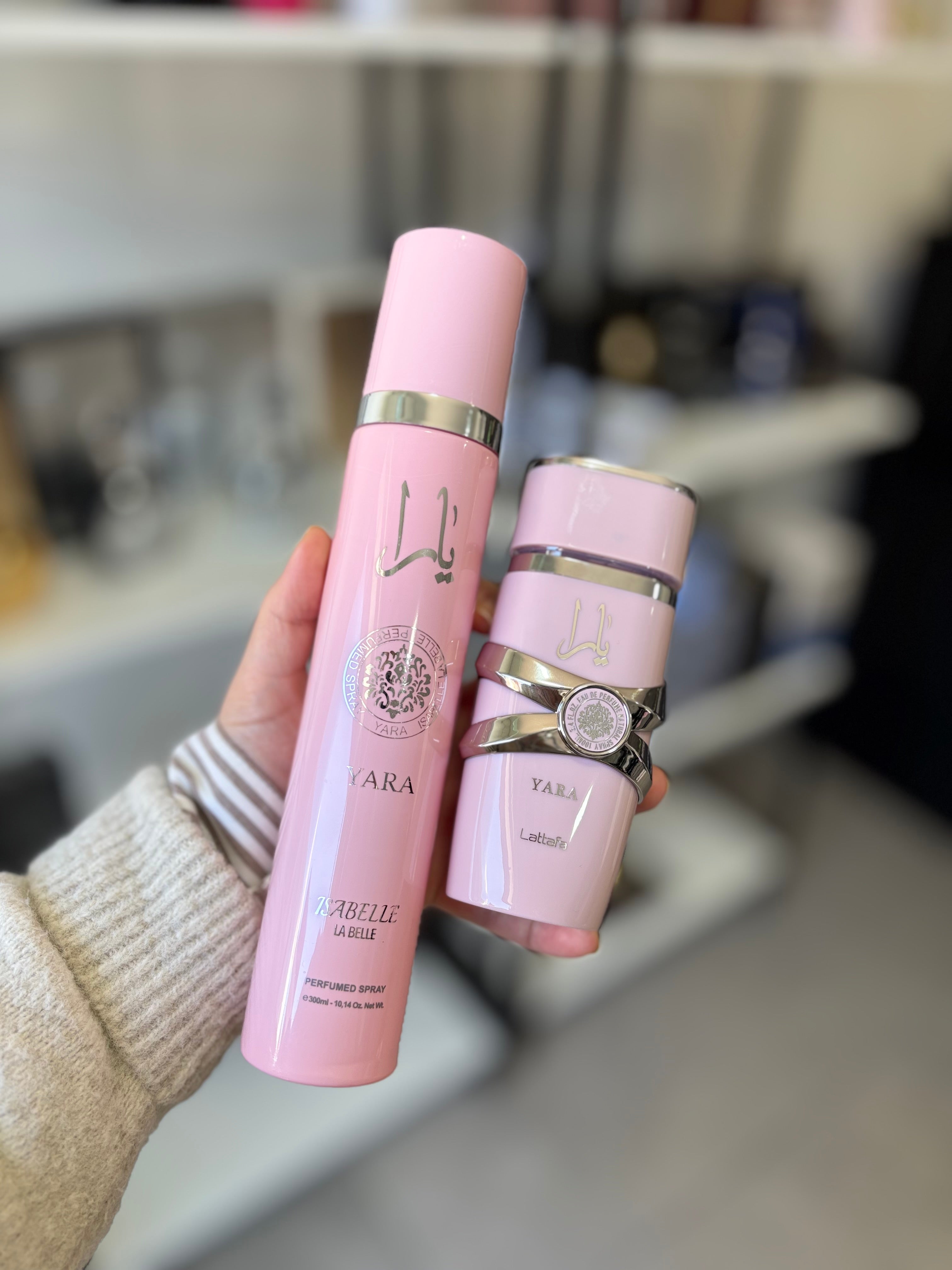 Kit Yara Perfume 100ml + Body Splash 300ml