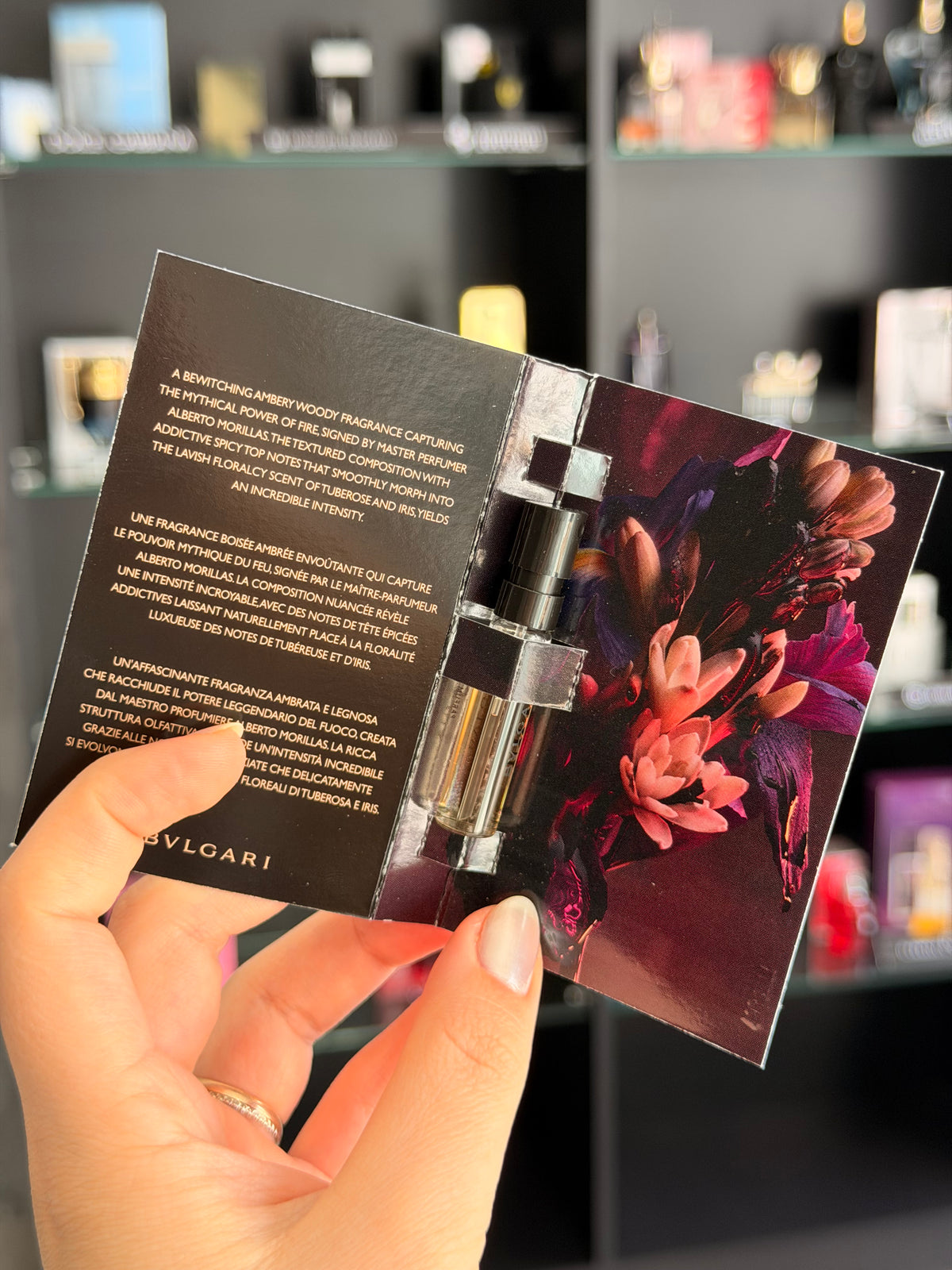 Flaconete 1,5ml - Bvlgari Man In Black Parfum LANÇAMENTO