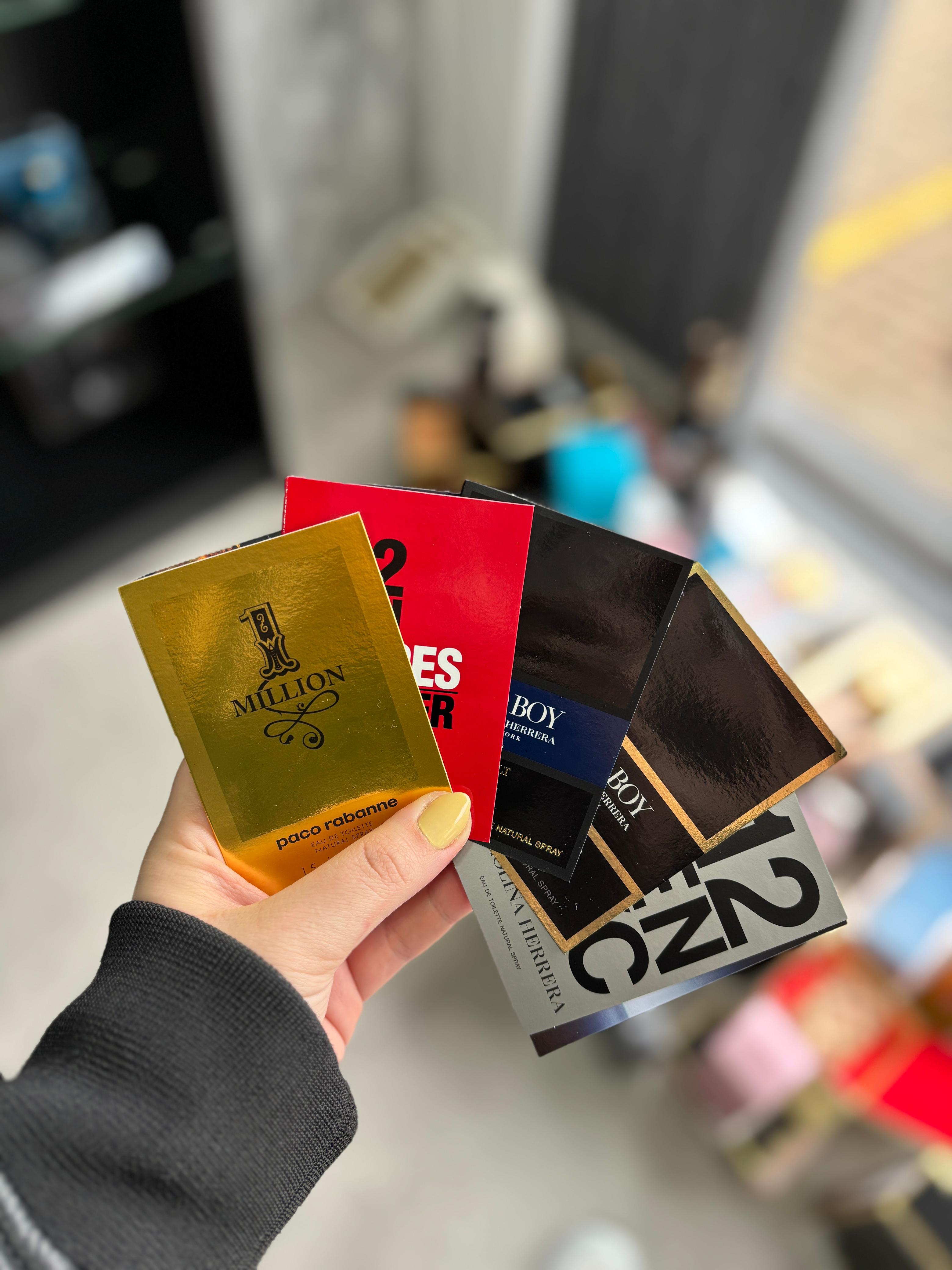 Kit 5 Flaconetes Masculinos 1,5ml cada