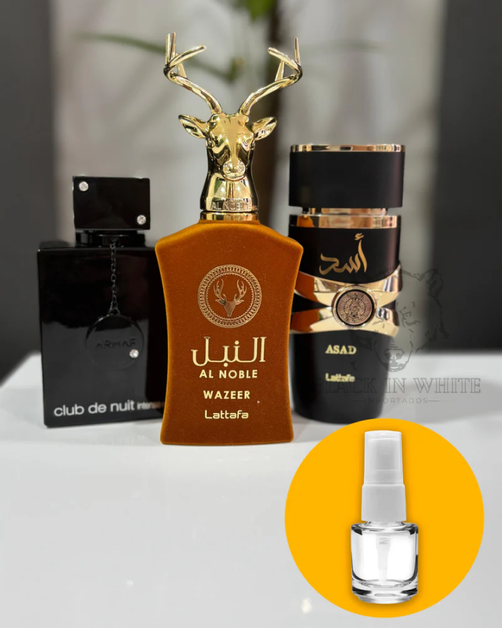 Decants 5ml - Club De Nuit, Wazeer e Asad