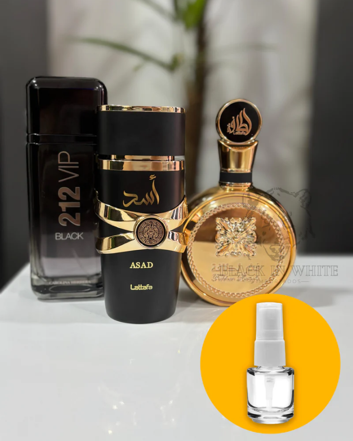 Decants 5ml - Vip Black, Asad e Fakhar Gold