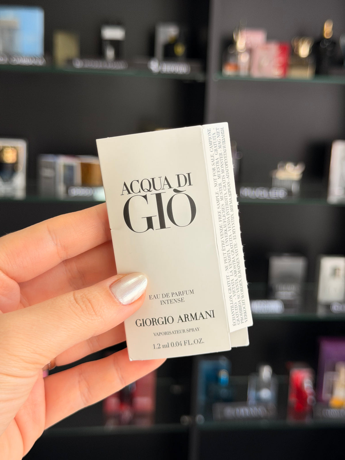 Flaconete 1,5ml - Acqua Di Gio Eau de Parfum Intense