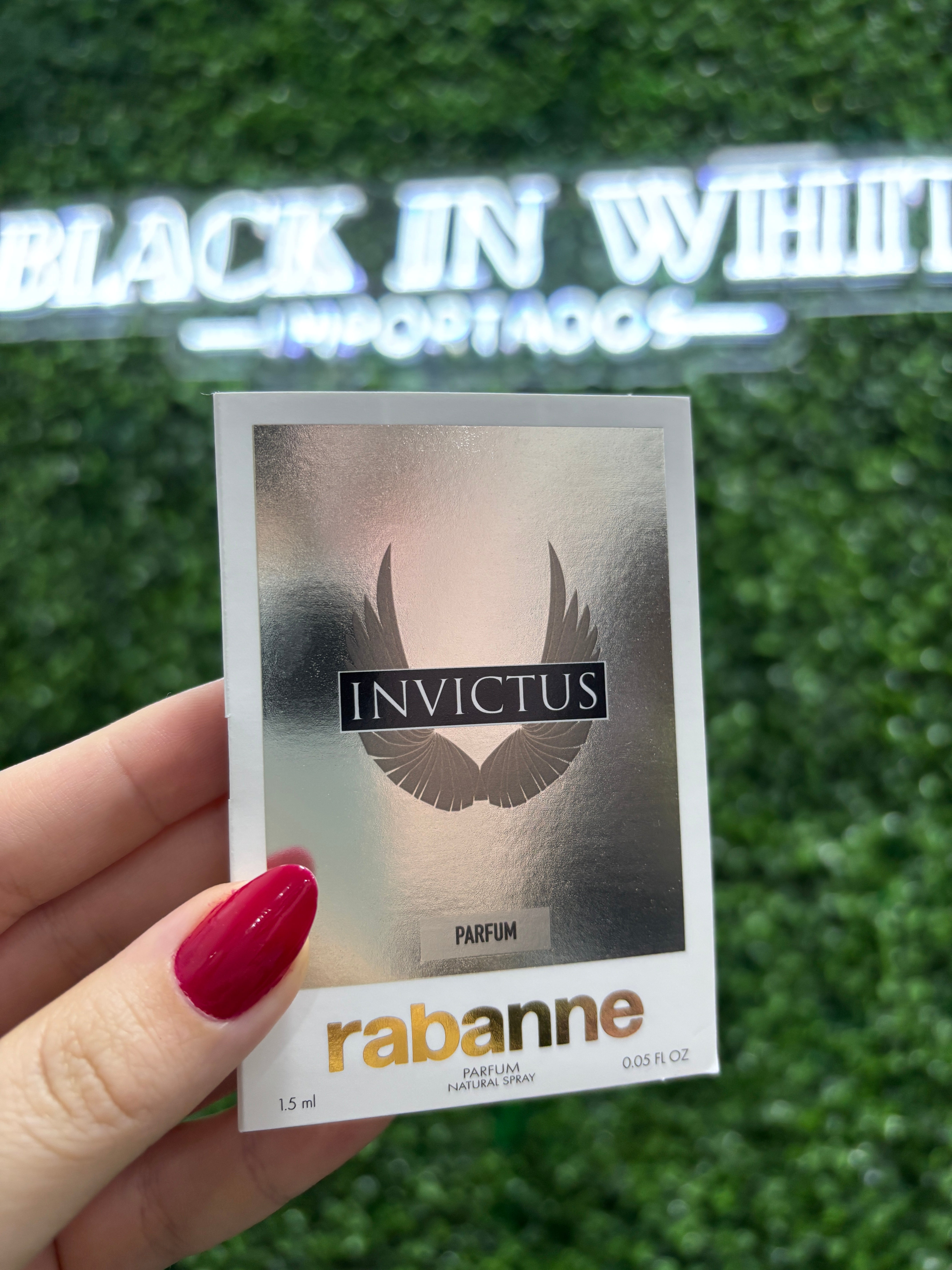 Flaconete 1,5ml - Invictus Parfum LANÇAMENTO Paco Rabanne