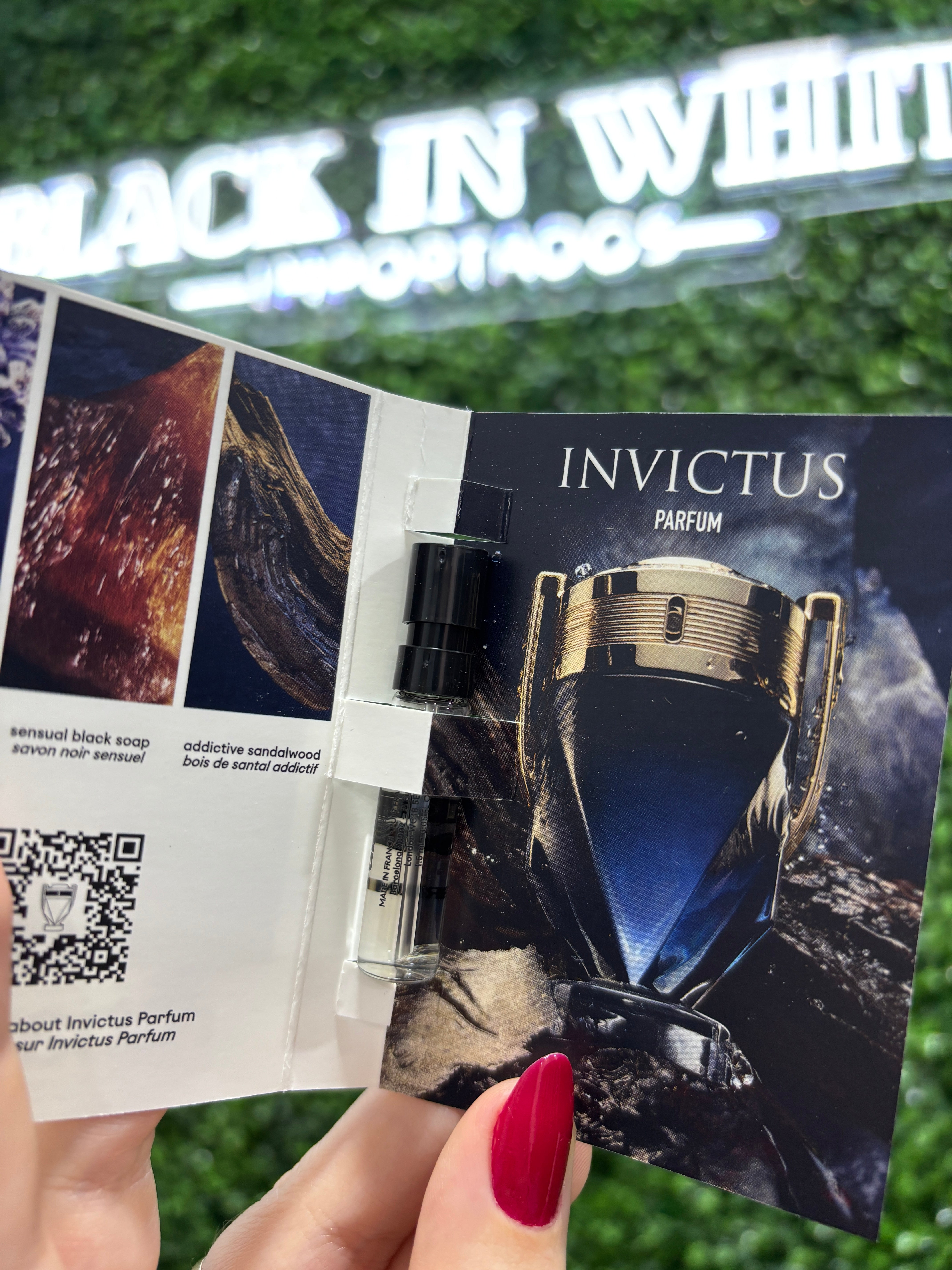 Flaconete 1,5ml - Invictus Parfum LANÇAMENTO Paco Rabanne