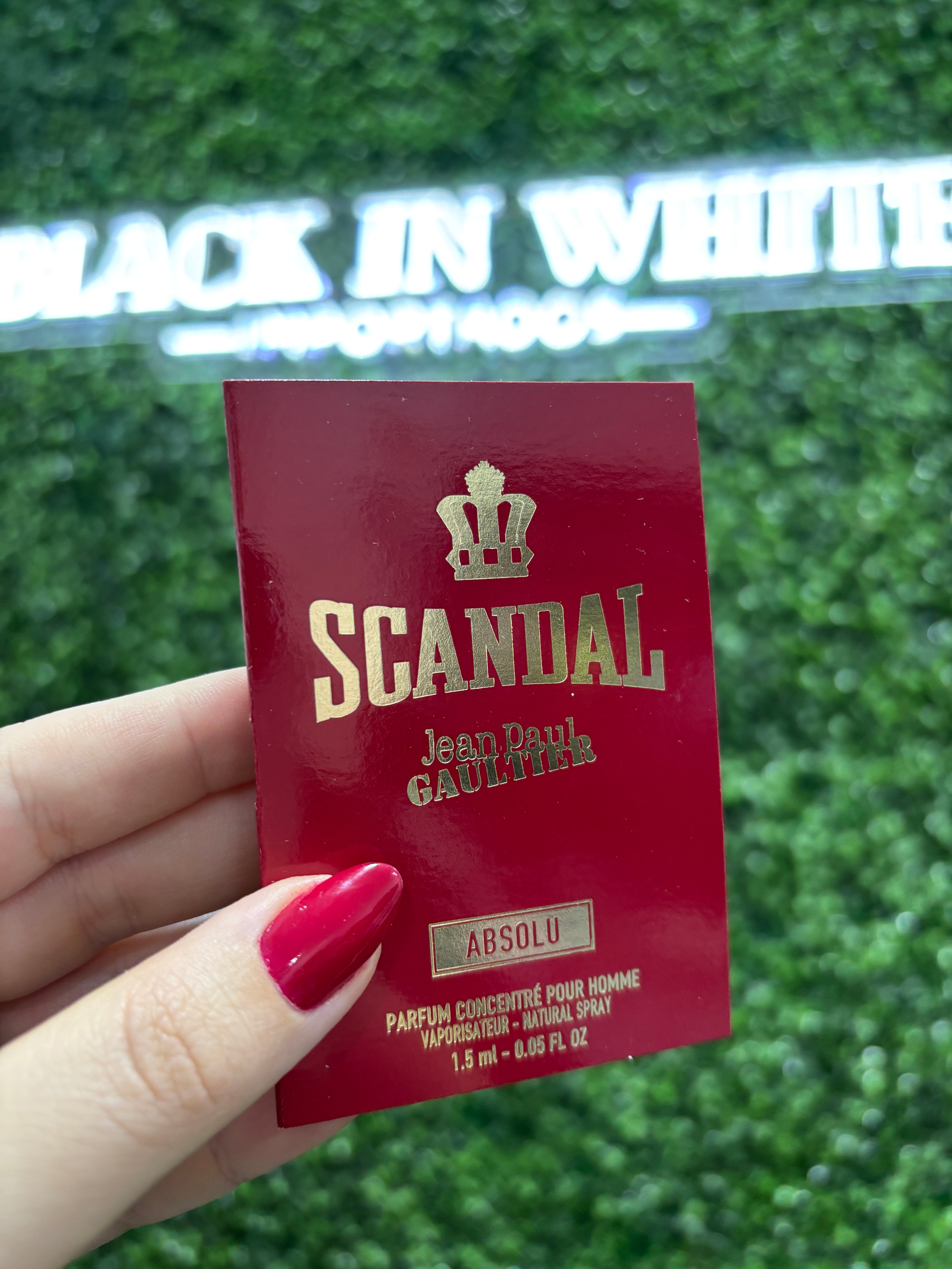 Flaconete 1,5ml - Scandal Absolu Masc LANÇAMENTO Jean Paul Gaultier