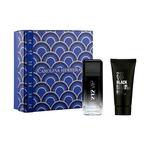 Coffret Kit 212 Vip Black 100ml + Gel de Banho Carolina Herrera