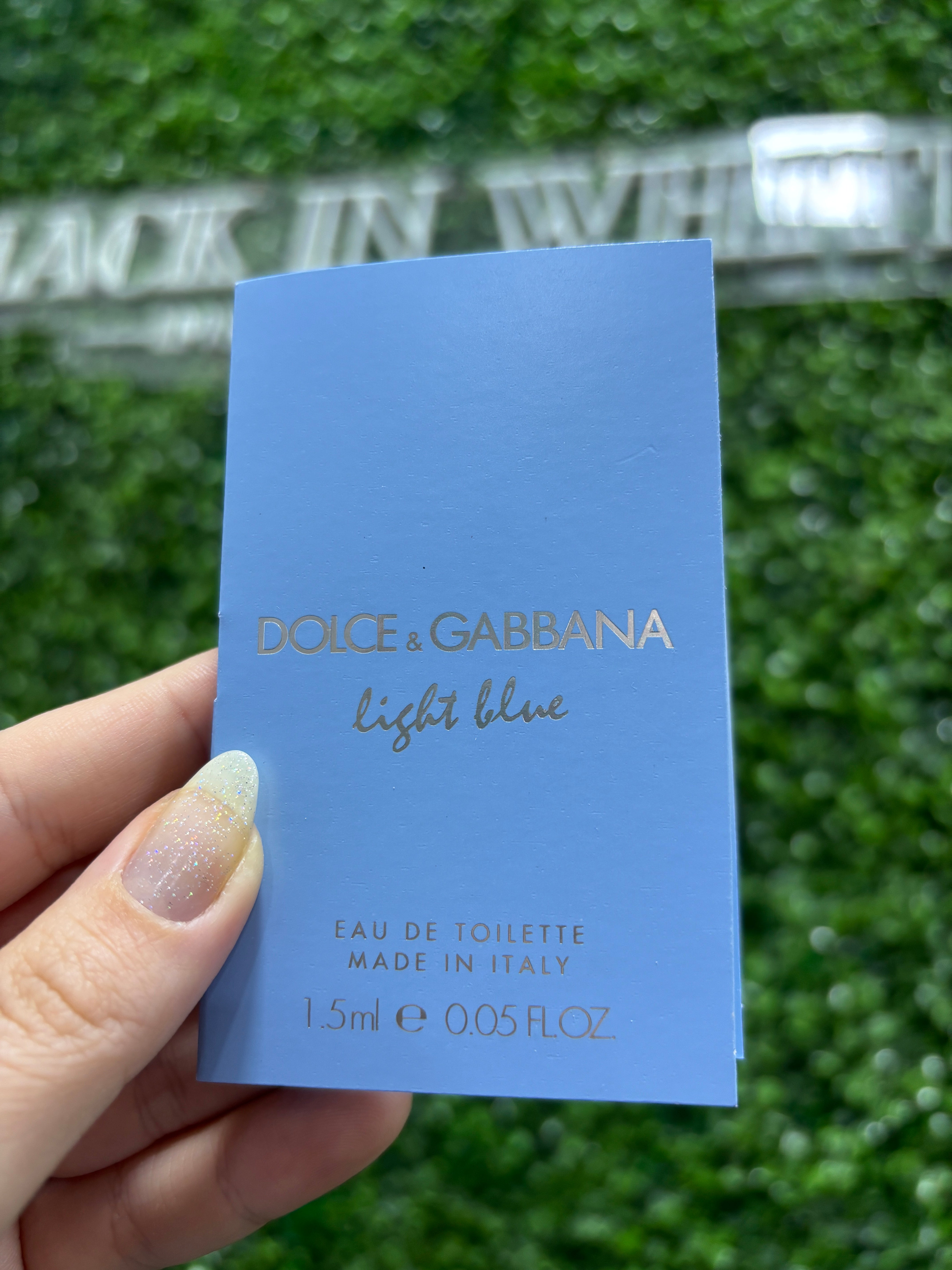 Flaconete 1,5ml - Light Blue Fem Dolce & Gabanna