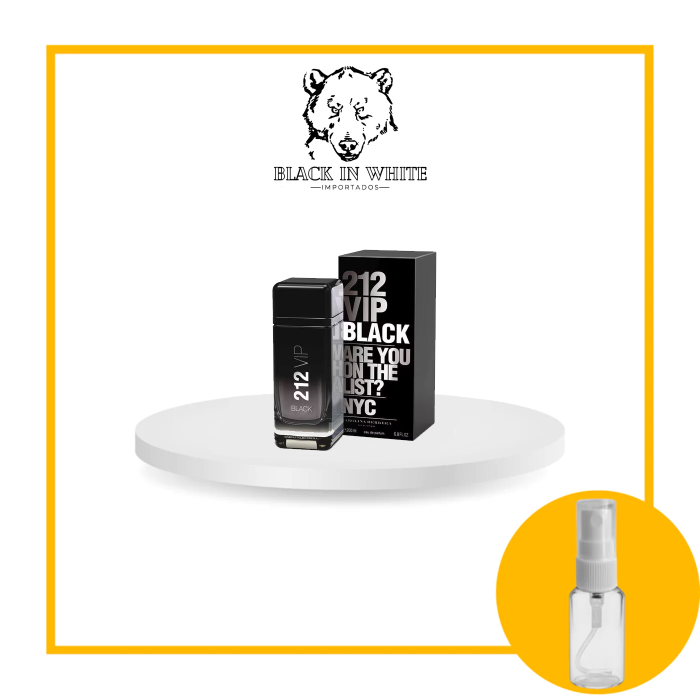 Decant 5ml - 212 Vip Black Carolina Herrera